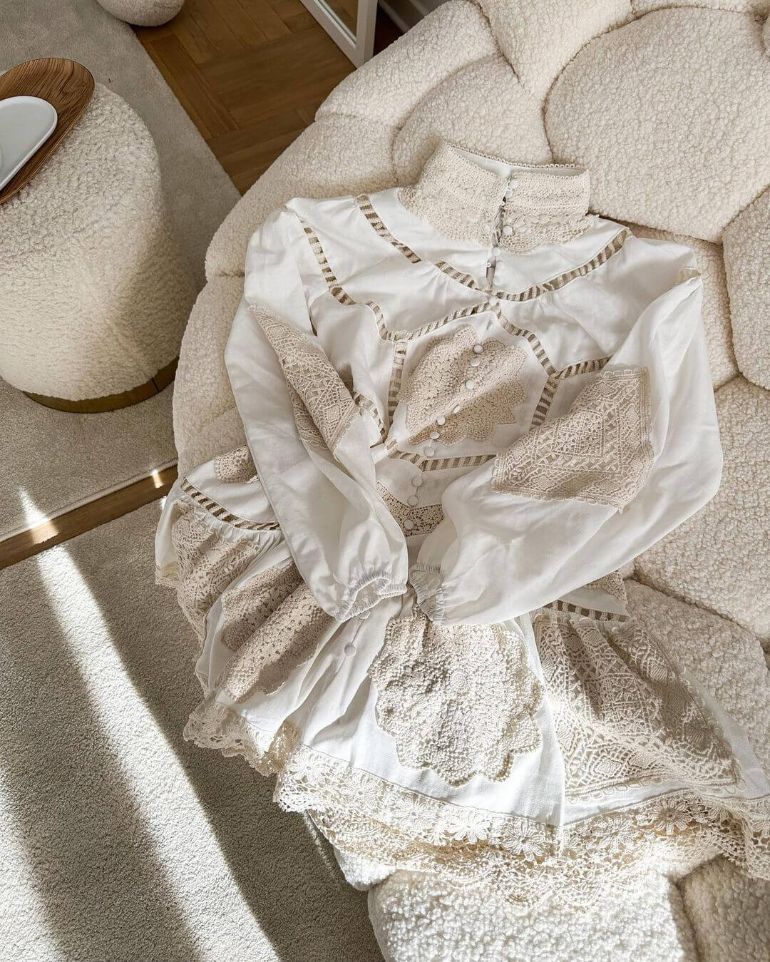 Bijela boho haljina Coco